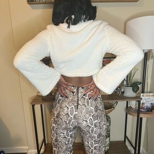 Fur Crop turtle neck